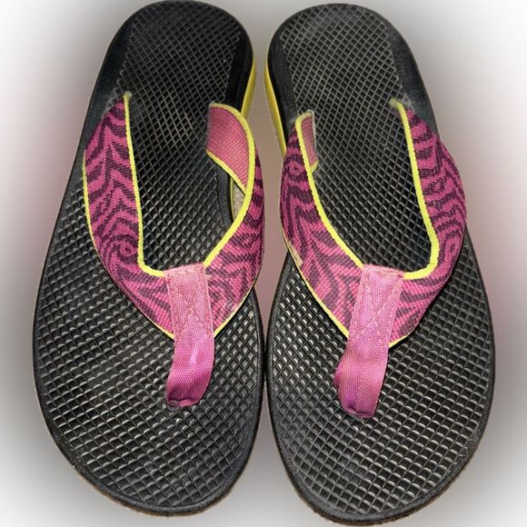Chaco Vibe Sandal Pink Purple Zebra Women’s Size 8 - Picture 1 of 5